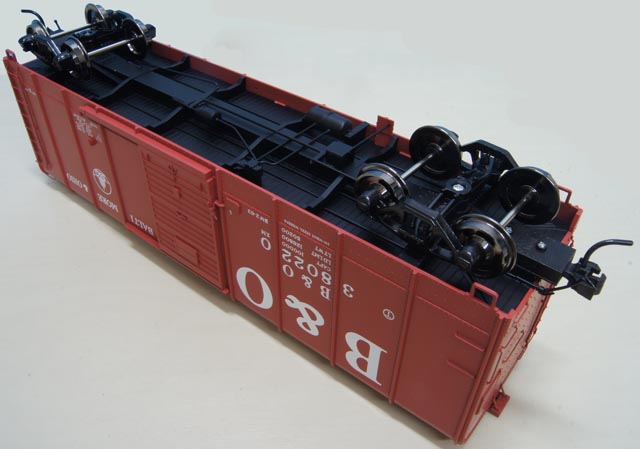 B&O wagontop boxcar M53 by Weaver